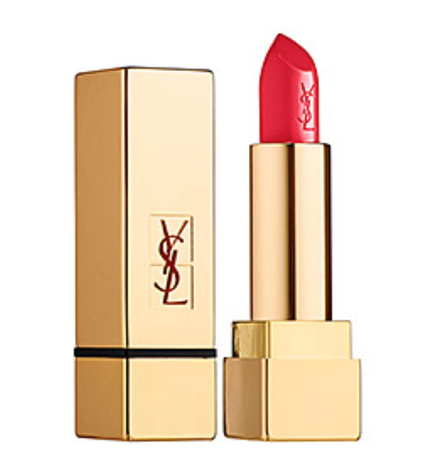 "My favorite lipstick? Very, very bright, bright, bright red." Available HERE. 