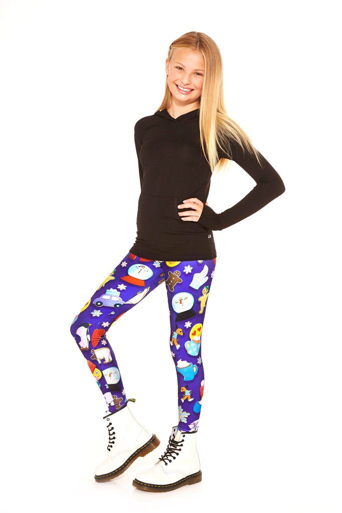 Terez Baked Ideas Leggings: Perfect for the holiday season, these girls leggings are perfect for everything from school to sports. 